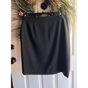 Alex Marie lined Career Black Pencil skirt Size 14-Not For Sale
